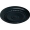 Ekena Millwork Small Alexandria Ceiling Medallion (Fits Canopies up to 4 5/8"), 7 7/8"OD x 3/4"P, Night Shade CM07ALNSF - alternate 3
